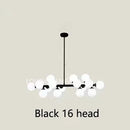 Axyaa Modern Gold Magic Bean Glass Ball Pendant Lamp DNA Molecular Hanging Light