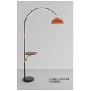 Axyaa Modern Dark Brown Lampshade Floor Lamp for Parlor Bedroom