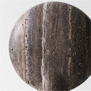 Axyaa Stone Table Lamp Living Room Brown Resin Lighting Bedroom Beside Minimalist