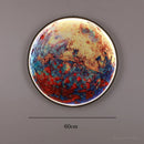 Axyaa Nordic Earth Mural LED Wall Lamps - Modern Planet Art Decor Lighting