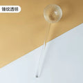 Axyaa Glass Spoon with Colored Heat-Resistant Handle for Home