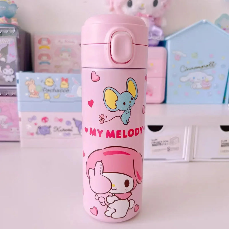 Cartoon Pattern Stainless Steel Thermal Cup by Axyaa: Portable Coffee Cup for Hot/Cold Drinks
