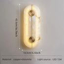 Axyaa Marble LED Wall Sconce for Modern Home Lighting