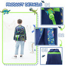 Axyaa Boys Primary School Backpack Set with Lunch Bag and Penbag