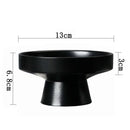 Axyaa Minimalist Ceramic Vase with Artificial Flowers for Modern Home Decor