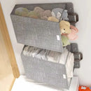 Axyaa Wall-Mounted Laundry Basket: Large Capacity Foldable Storage Bin for Bathroom, Toys & Clothes