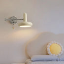 Axya Medieval Cream Wind Wall Lamp for Bedroom Hotel, Nordic Style Rocker Wall Light