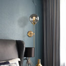 Axyaa Nordic Gold LED Wall Lamp Modern for Living Room Bedroom Home Decor