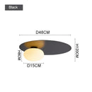 Axyaa Egg Glass Ceiling Light for Bedroom and Living Room Decor