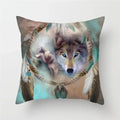 Axyaa Wildlife Wolf Decorative Pillow Sleeve for Home and Office Décor