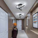 Axyaa Nordic Double Circle LED Lights for Home Indoor Decor