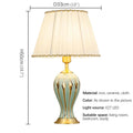 Axyaa Designer Ceramic Table Lamp for Luxurious Home and Hotel Decor