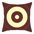Sword Target Pattern Cushion Cover 45X45cm by Axyaa - Realistic Art Print Home Decor Pillowcase