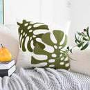 Tropical Plant Pattern 3D Cushion Cover 45x45cm for Living Room Sofa by Axyaa