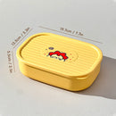 Axyaa 3 Grids Food Storage Box for Garlic, Onion, Pepper - Kitchen Organizer