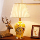 Axyaa Ceramic Table Lamp American Style Living Room Bedroom Decor