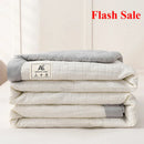 Axyaa Solid Color Summer Quilt: Double Spell Simple Quilt for Dormitories