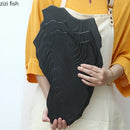 Axyaa Irregular Stone Pattern Ceramic Dessert Plate Fish Cake Steak Dish Tableware