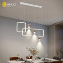 Axyaa Geometric Frame Pendant Light with Adjustable Spotlights