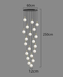 Axyaa LED Ceiling Lamp Chandelier for Modern Bedroom and Dining Room