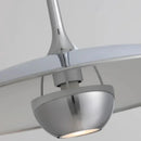 Axyaa Chrome Gold Pendant Lamp with Adjustable Height - LED Living Dining Island Light