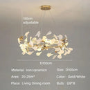 Axyaa Ginkgo Leaf Pendant Light - Nordic Light Luxury Multi Shape Design