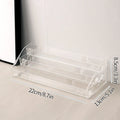Clear Acrylic Makeup Organizer Rack by Axyaa - Cosmetic Storage Stand for Eyeshadow, Lipstick, Powder