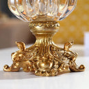 Axyaa Crystal Flower Vase Glass Artistic Nordic Home Decor for Salon and Living Room