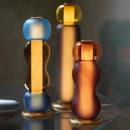 Axyaa Stained Glass Pendant Lamps LED - Creative Lighting Fixtures for Bar, Restaurant, Bedroom