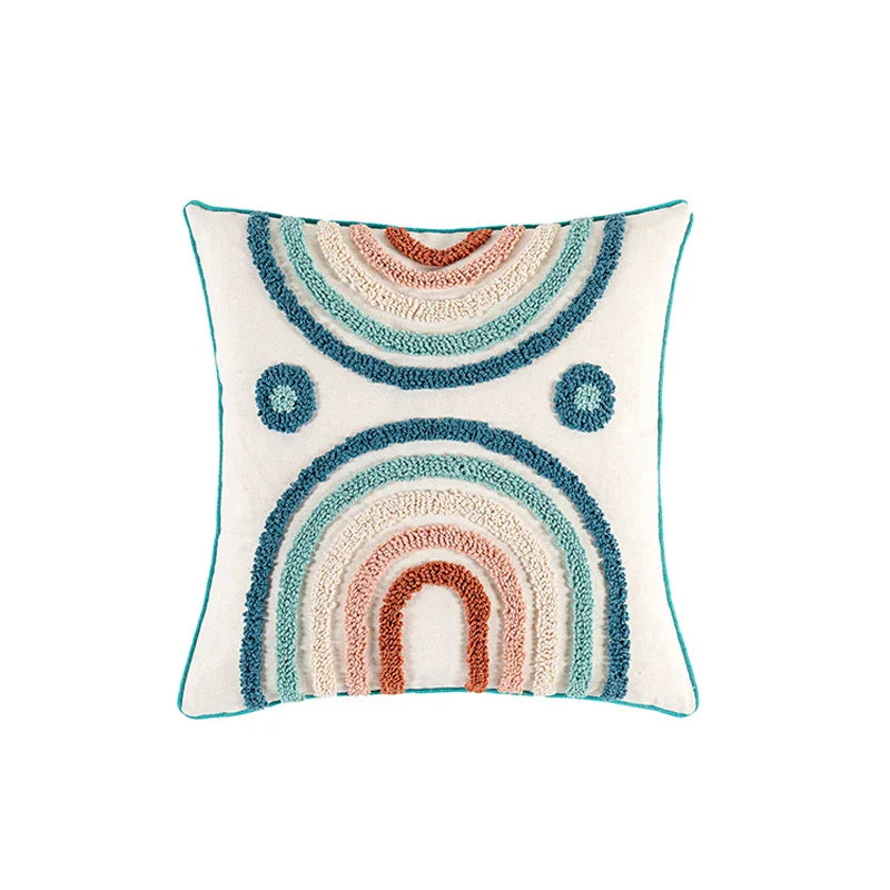 Nordic Style Cotton Canvas Pillowcase Set for Home Decor by Axyaa