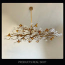 Axyaa Flower Chandeliers Tree Branch Pendant Lights for Living Dining Room Decor