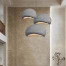 Axyaa Antique Brown Wabi Sabi Pendant Light Chandelier for Dining Room with a Rustic Charm