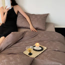 Axyaa Satin Cotton Bedding Set - Soft Duvet Cover Set