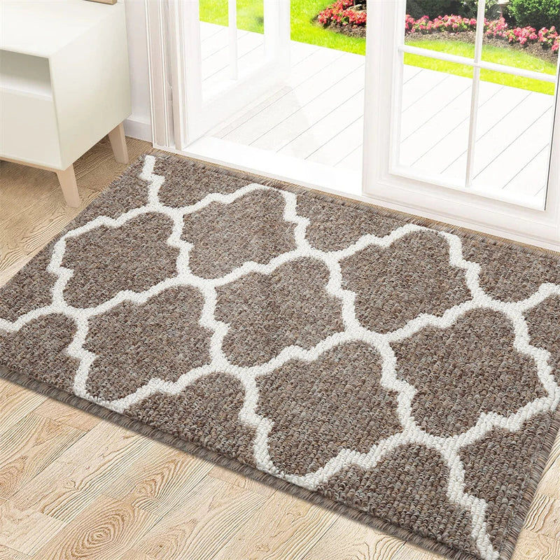 Axyaa Indoor Doormat Non Slip Absorbent Washable Entryway Floor Mat