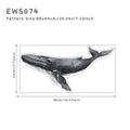 Kids Underwater World Theme Wall Stickers by Axyaa - Whale Dolphin Shell Sea Animals