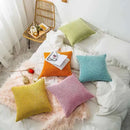 Axyaa Soft Corduroy Corn Grain Throw Pillow Cover for Home Decor - 40/45/50cm