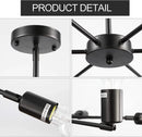 Axyaa Modern Chandelier Ceiling Lamp for Home Lighting - E27 Mounted Bedroom Dining Room Light