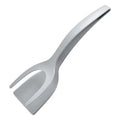 Axyaa 2-in-1 Spatula Tongs for Cooking, Non-Stick Flip Turner Tool & Omelette Steak Helper