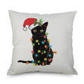 Axyaa Owl Linen Pillowcase 45x45cm Decorative Cushion Cover Sofa Throw Pillows Case