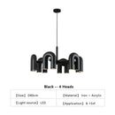 Axyaa Nordic LED Ceiling Chandelier - Modern Artistic Pendant Lights for Home and Restaurant