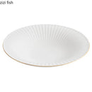 Axyaa Phnom Penh Ceramic Small Plate Set for Molecular Cooking Specialty Tableware