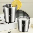 Axyaa Kids Stainless Steel Water Cup Double-Wall Anti-Scalding Milk Mug