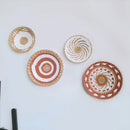Axyaa Nordic Rattan Wall Plate Decor - INS Style Wall Decoration