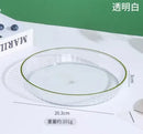 Axyaa Round Fruit Tray Tea Table Cake Tray for High Grade Dried Fruits