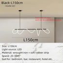 Axyaa LED Tube Ceiling Chandelier Pendant Light for Dining & Living Room