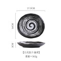 Axyaa Ceramic Sushi Snack Plates Set | Creative Restaurant Tableware and Small Dishes