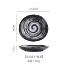 Axyaa Ceramic Sushi Snack Plates Set | Creative Restaurant Tableware and Small Dishes