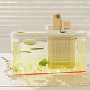 Axyaa 4L Plastic Beverage Dispenser with Faucet for Refrigerator