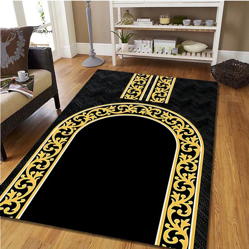 Axyaa Muslim Prayer Non-slip Carpet Room Mat for Kitchen Bathroom Floor