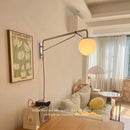 Axyaa Nordic Long-arm Swing Wall Lamp: Retro Design for Bedroom and Living Room